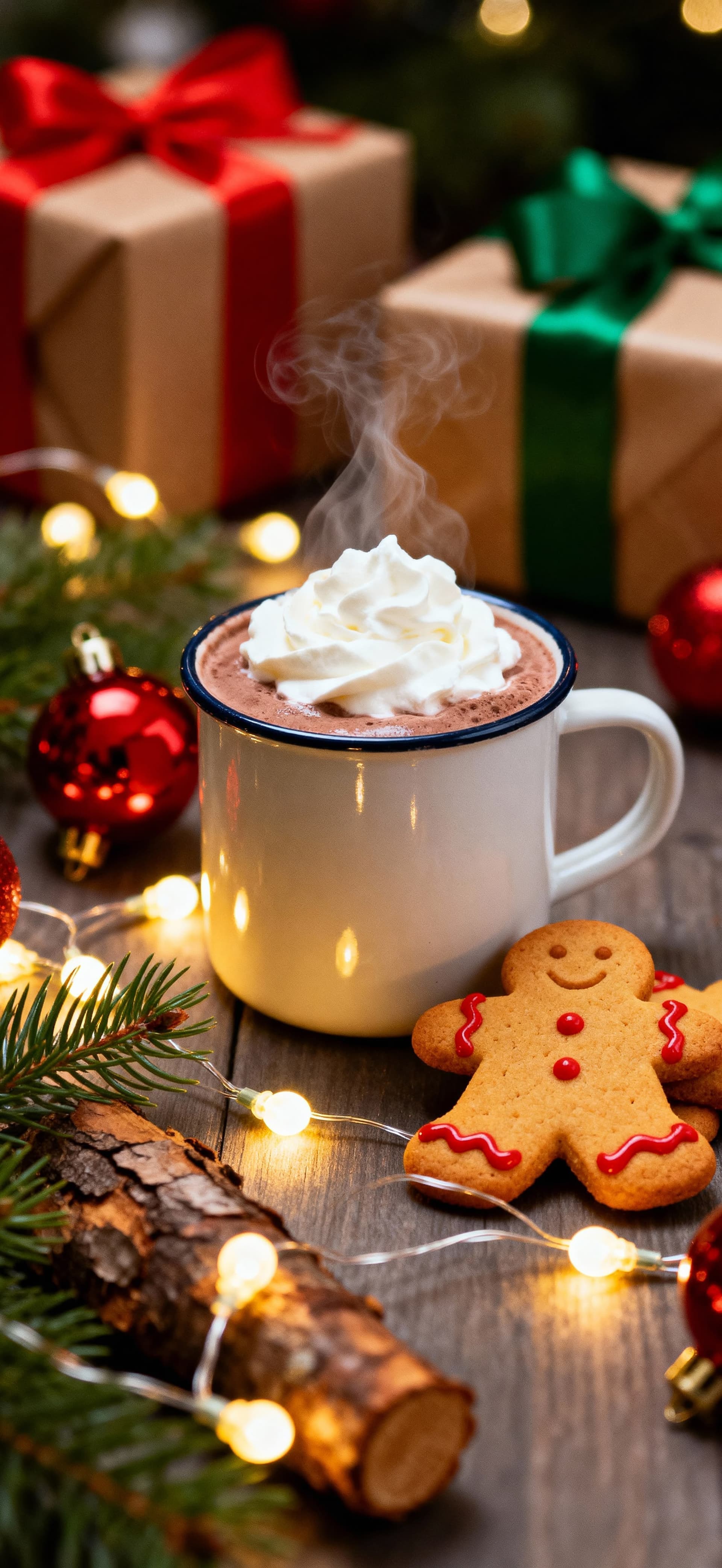 Christmas Hot Chocolate 3 - free phone wallpaper