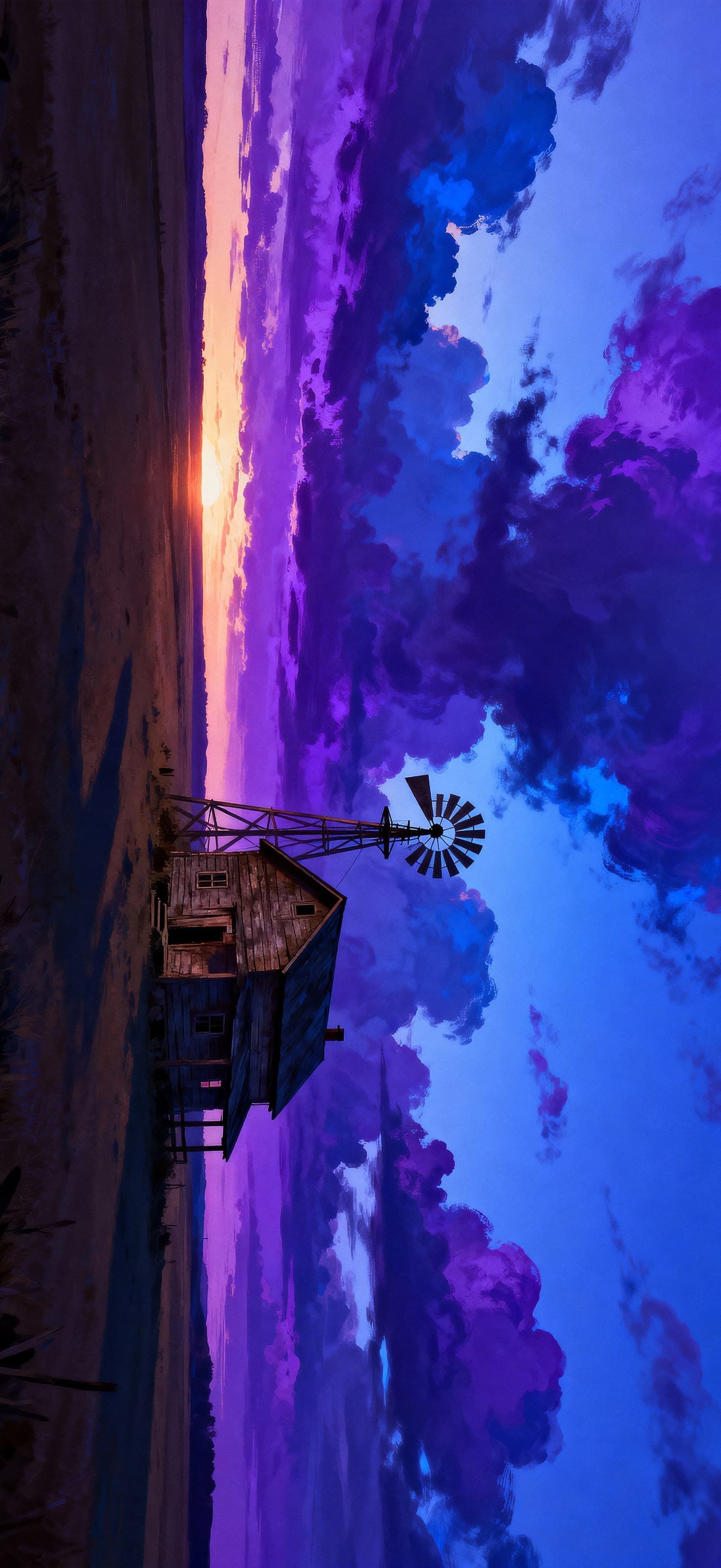 Prairie Sundown 1 - Pro phone wallpaper