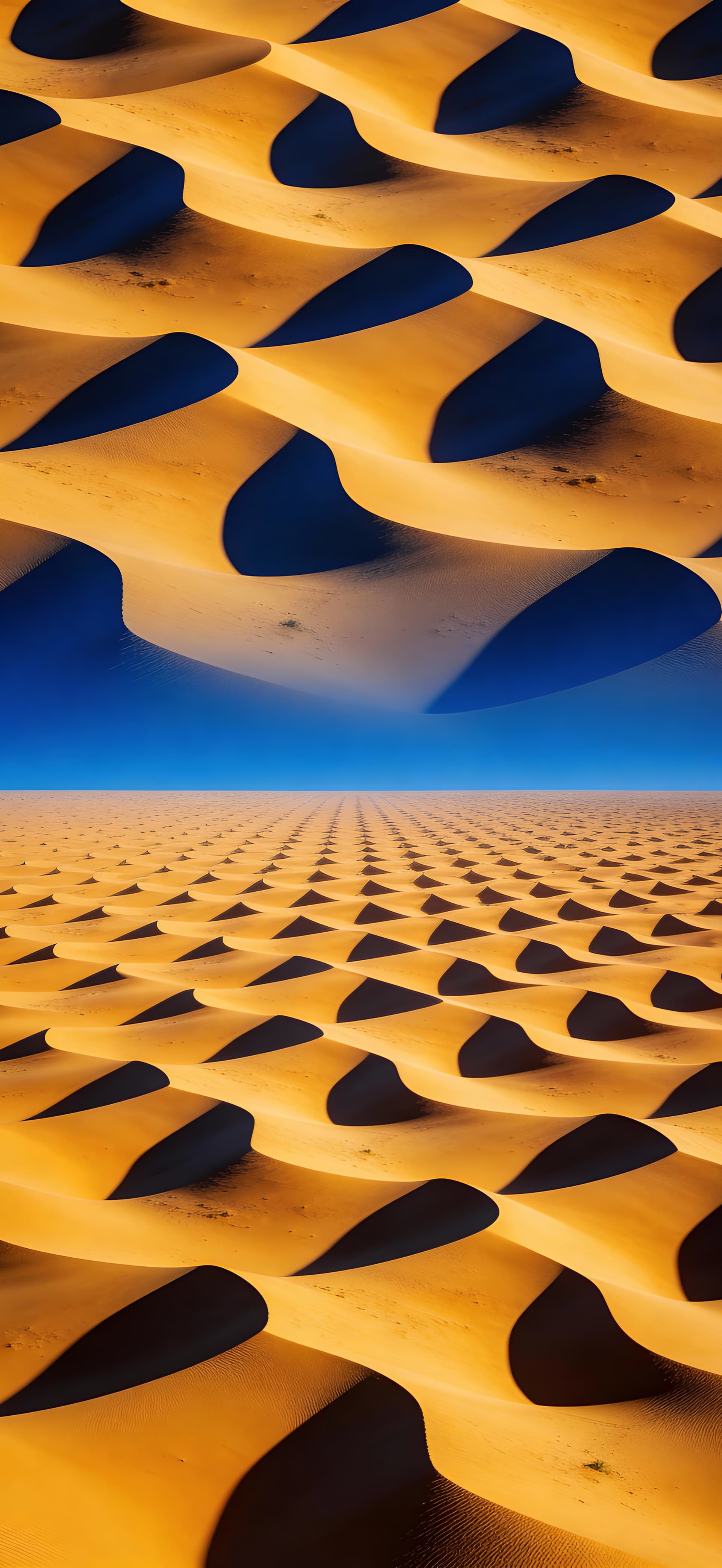 Golden Dunes 2 - free phone wallpaper