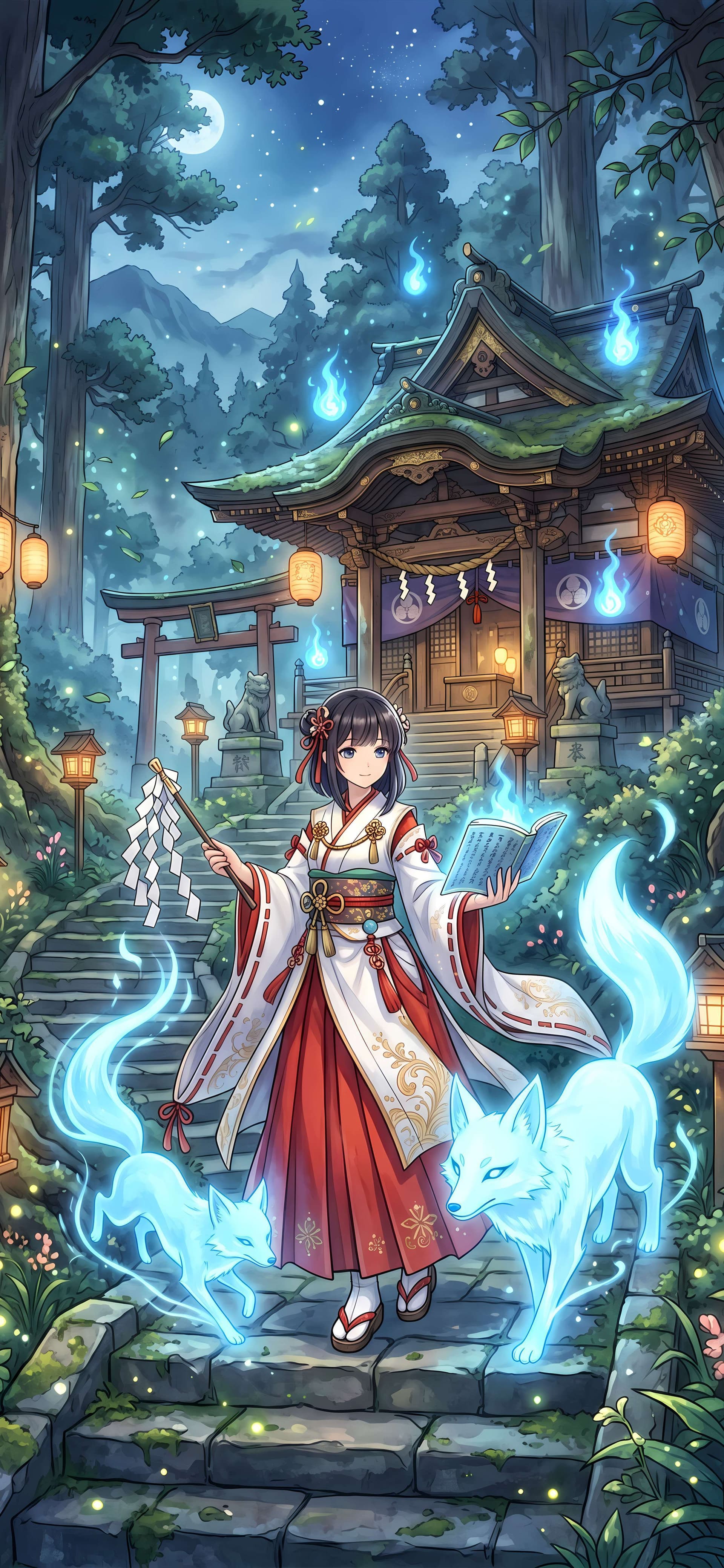 Shrine Spirit Guardians - Pro phone wallpaper