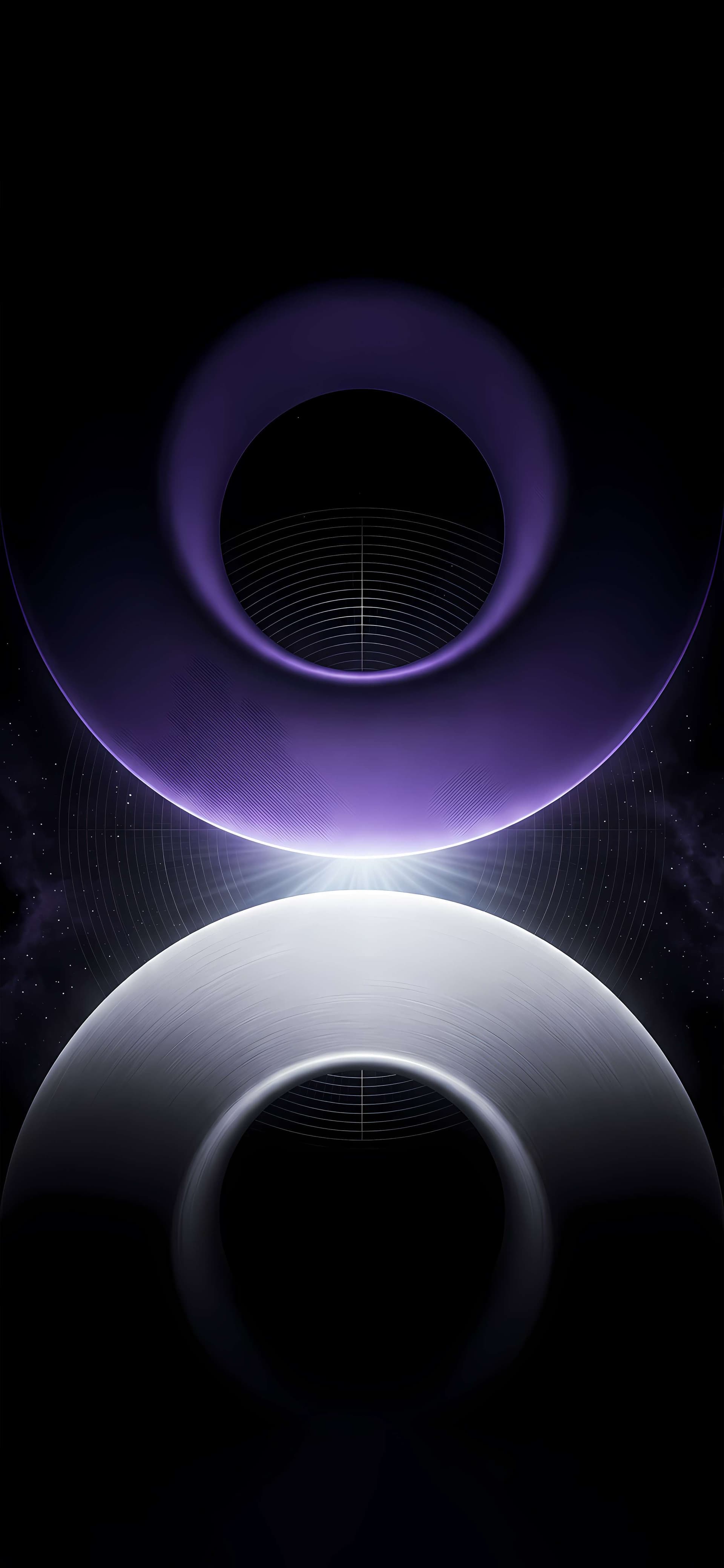 Galactic Portal Reflection - Pro phone wallpaper