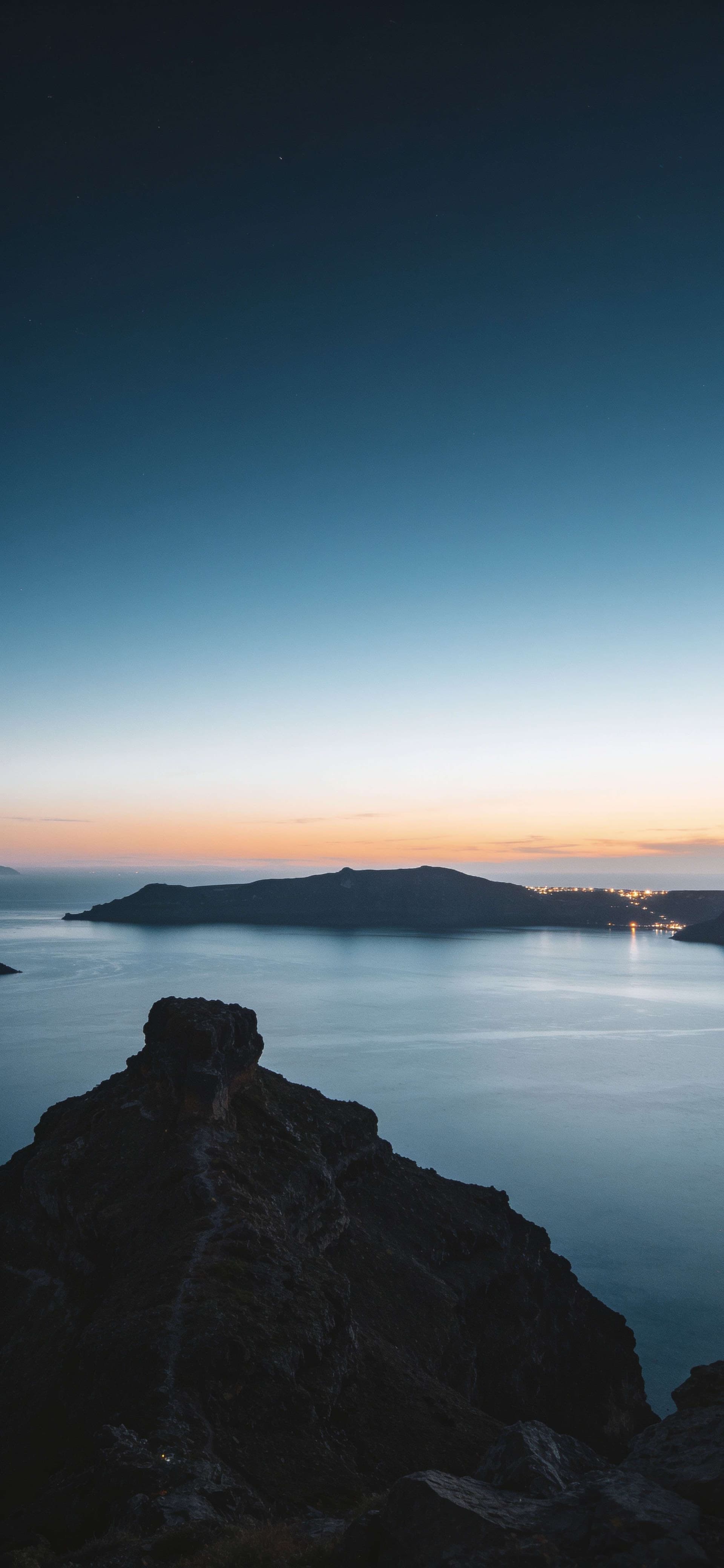 Serene Coastal Twilight - Pro phone wallpaper