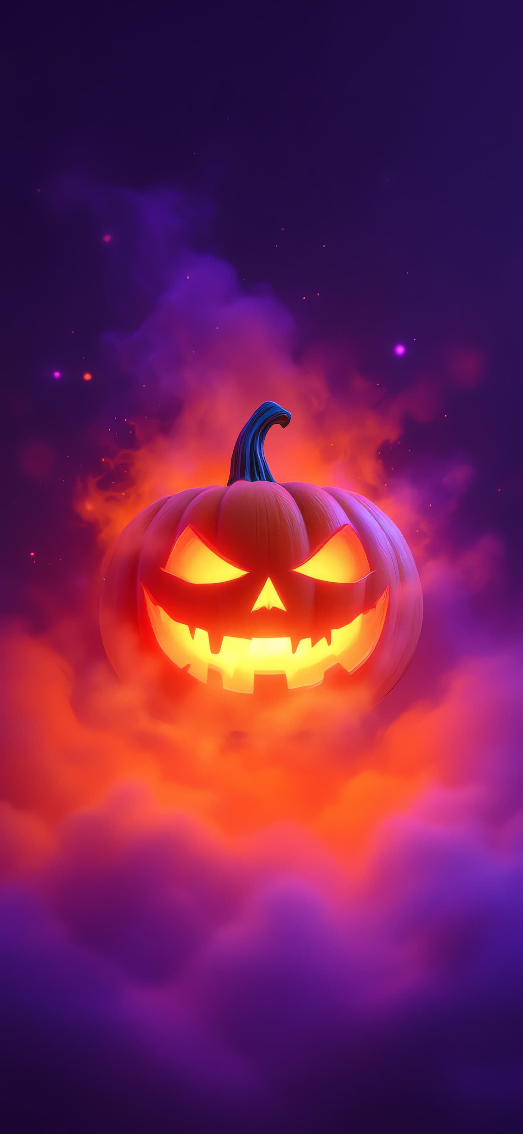 Spectral Halloween Glow 1 - Pro phone wallpaper