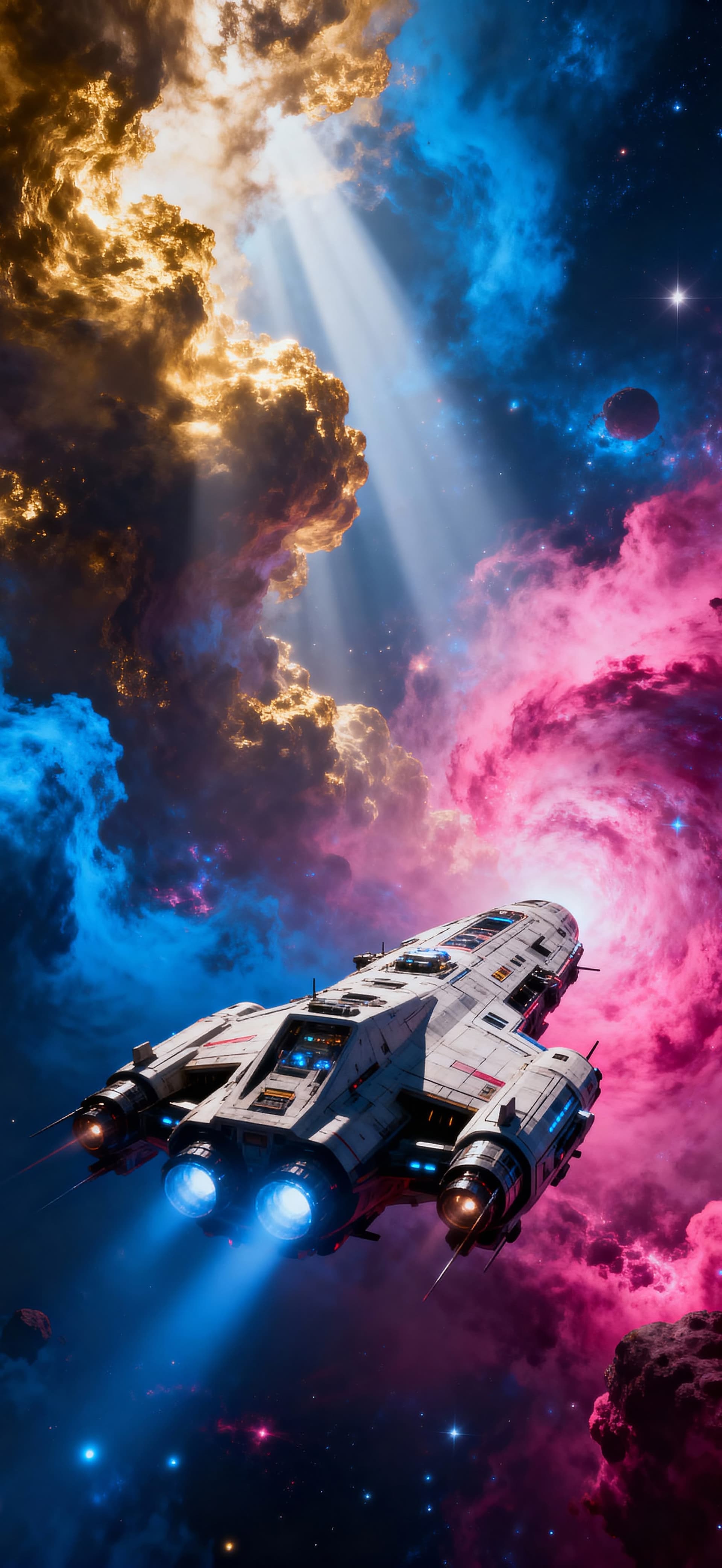 Into the Nebula 2 - free phone wallpaper