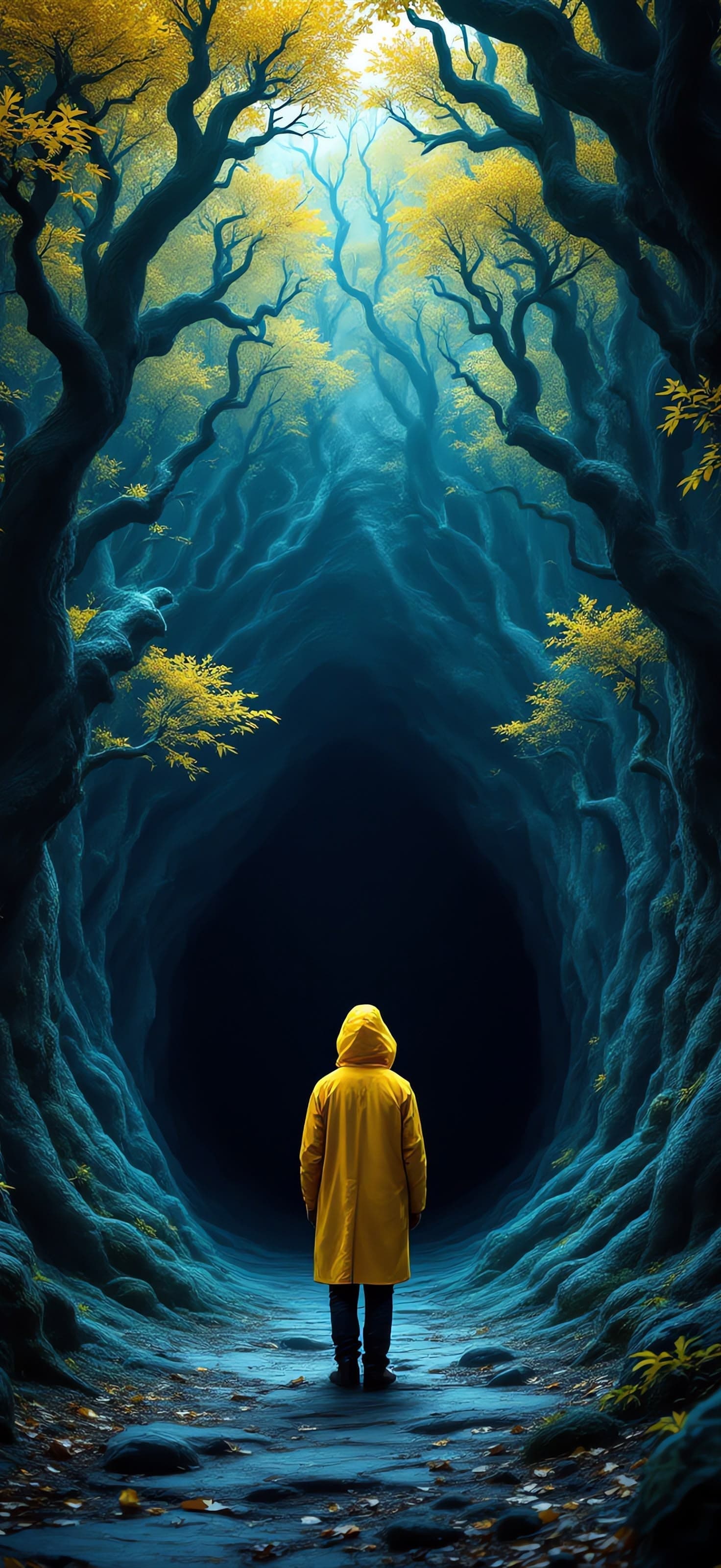 Bluewood Hollow 1 - Pro phone wallpaper