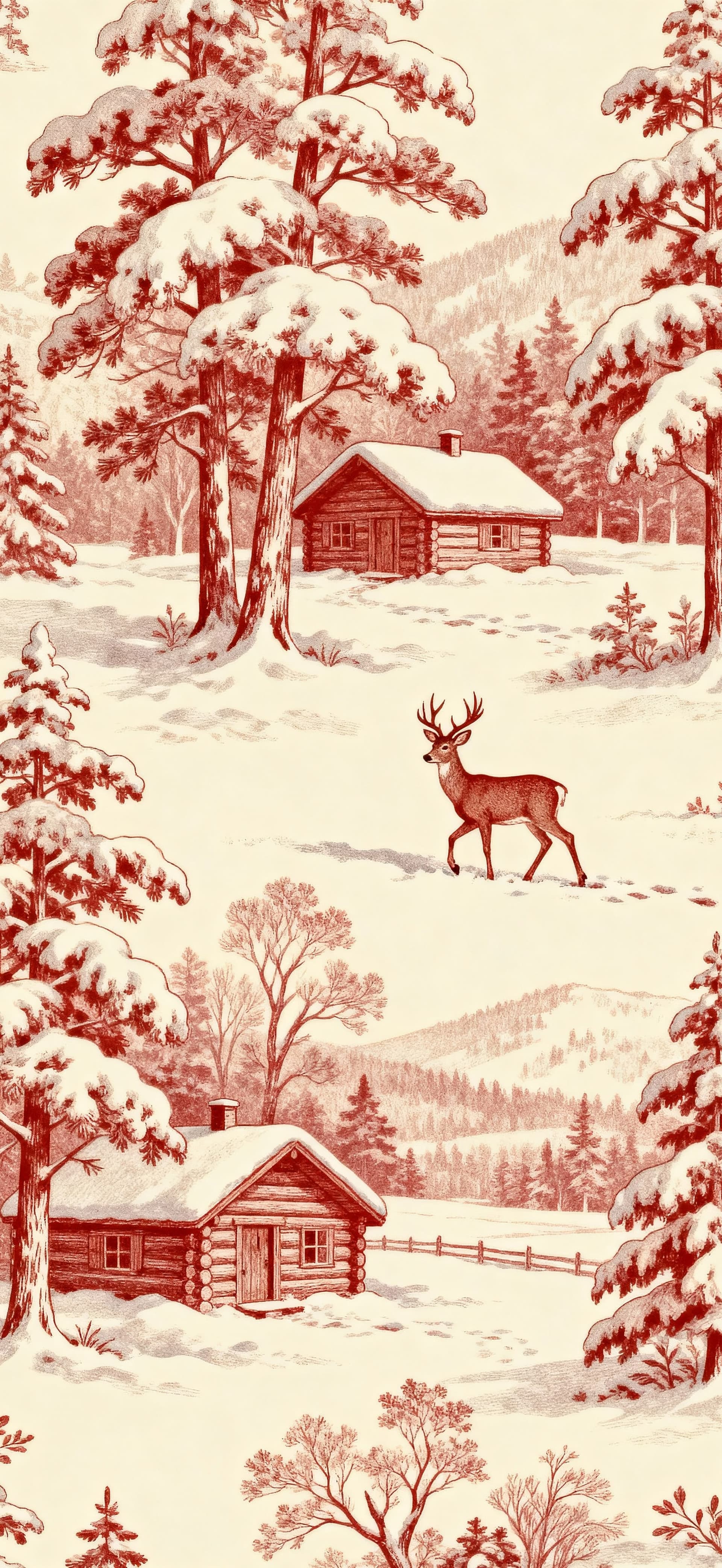Winter Pattern 3 - Pro phone wallpaper