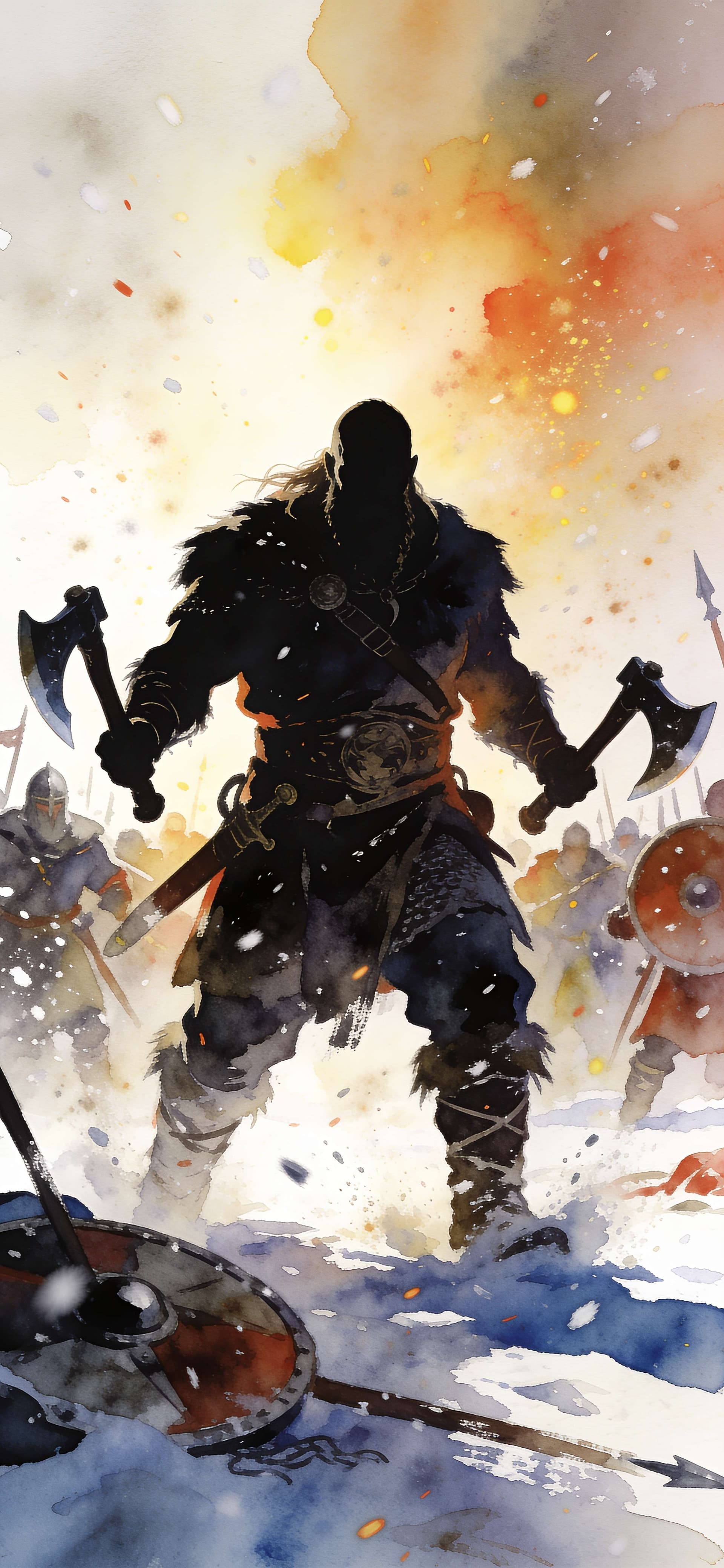 Viking Battle Cry - free phone wallpaper