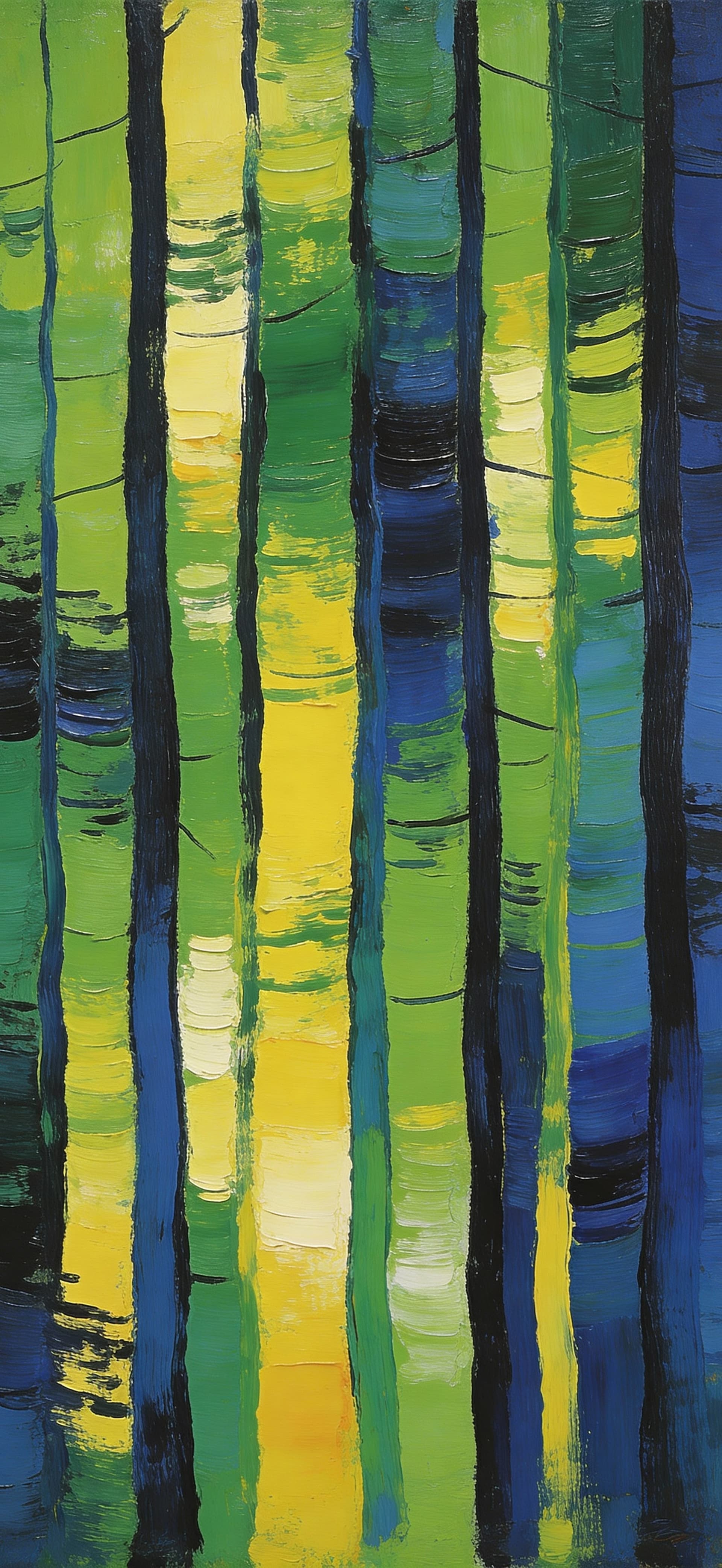 Painted Woods - free phone wallpaper