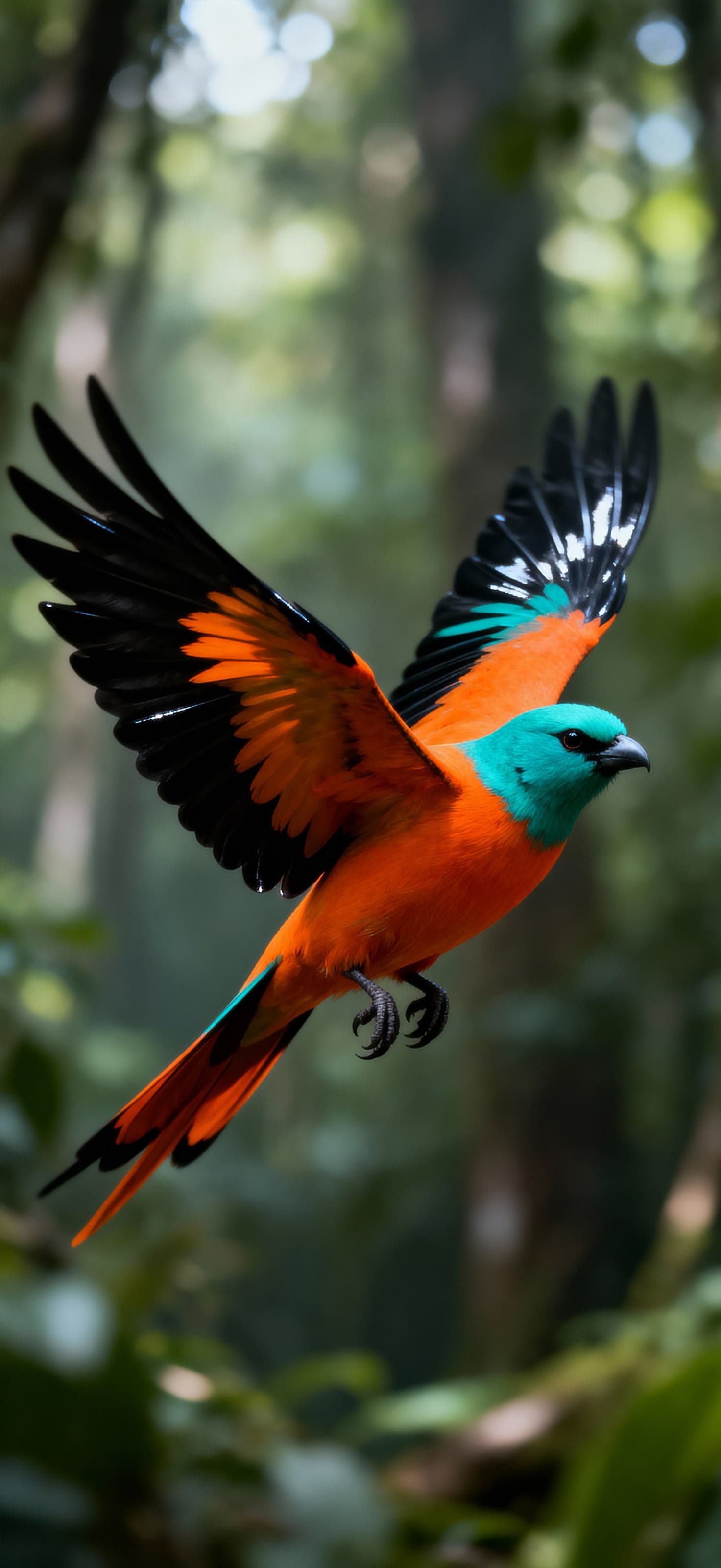 Tropical Firewing 2 - free phone wallpaper