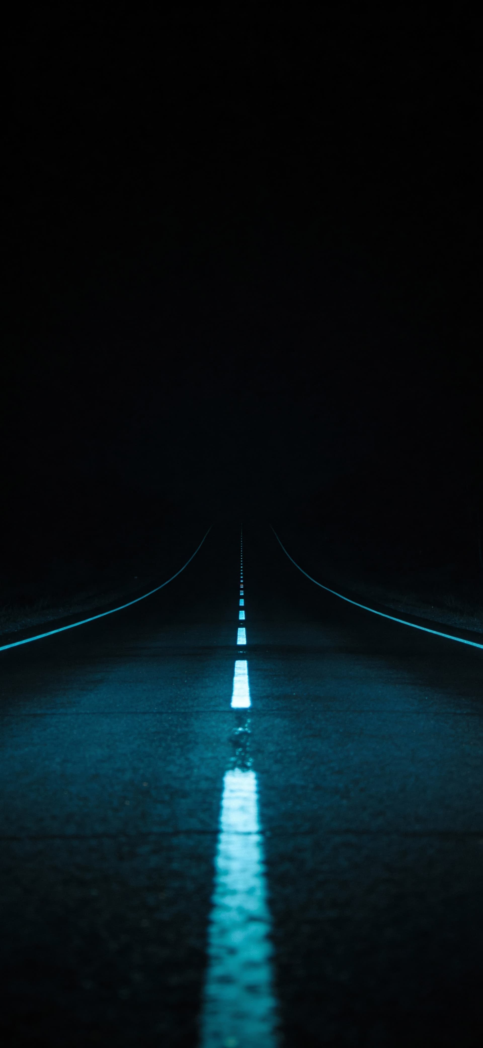 Neon Road Ahead - Pro phone wallpaper