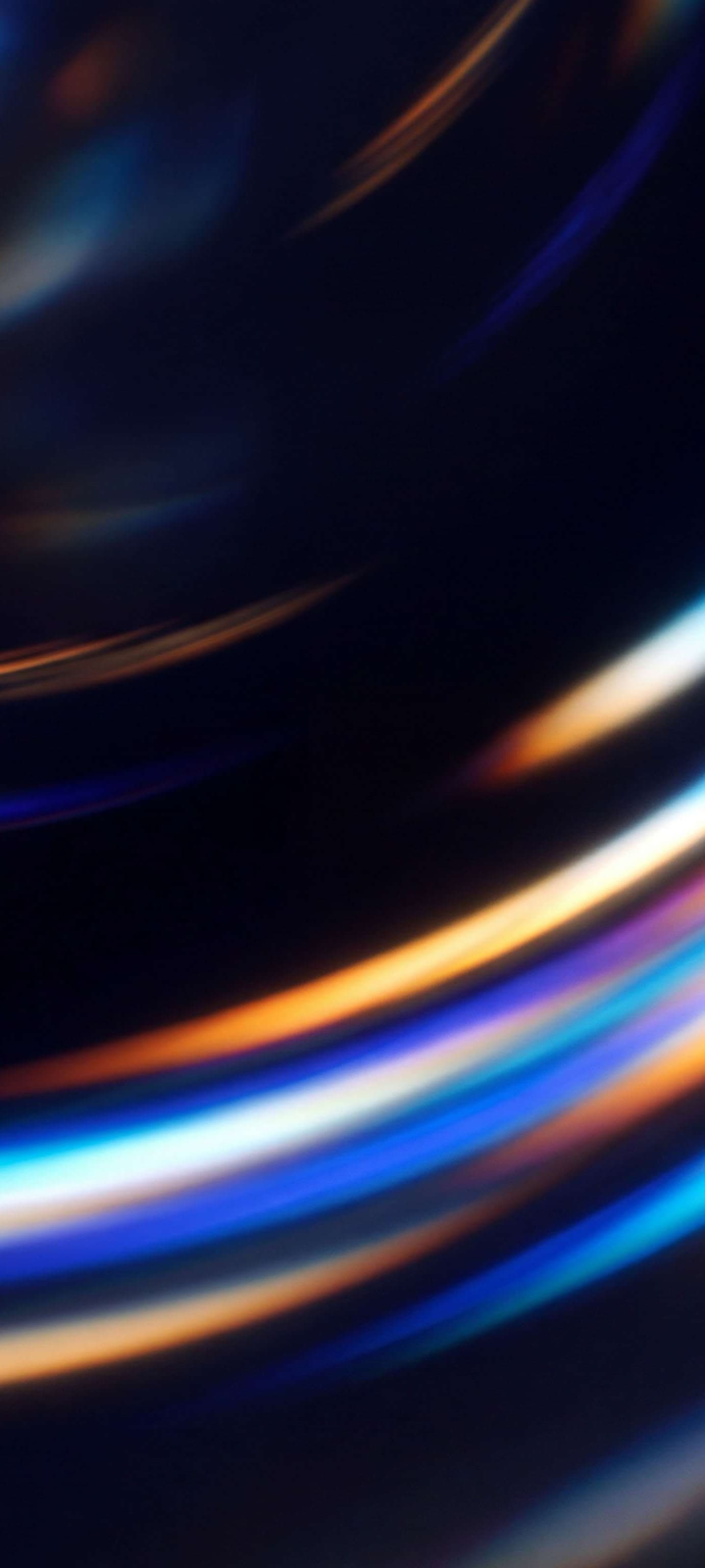 Curved Prism Trails - Pro phone wallpaper