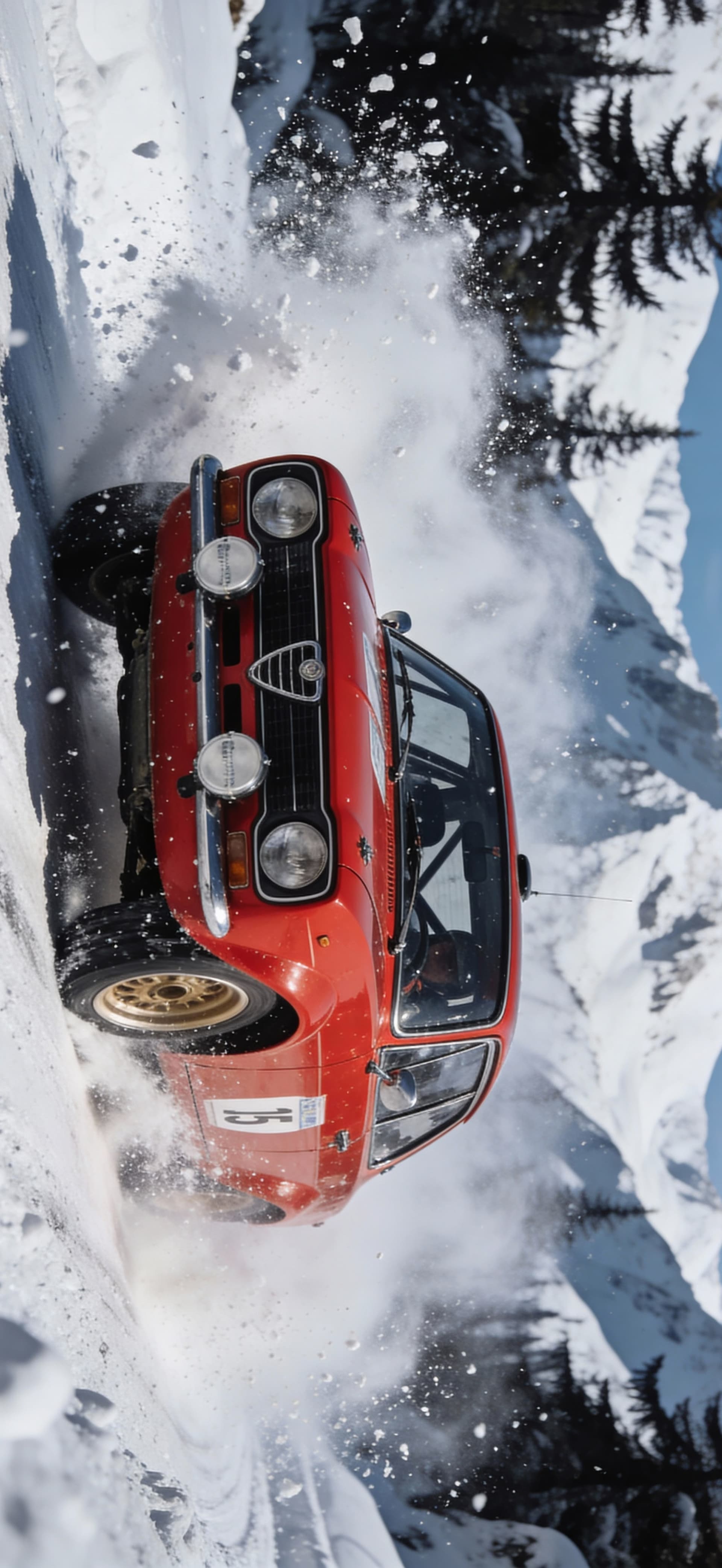 Alfa Romeo Snow 3 - Pro phone wallpaper
