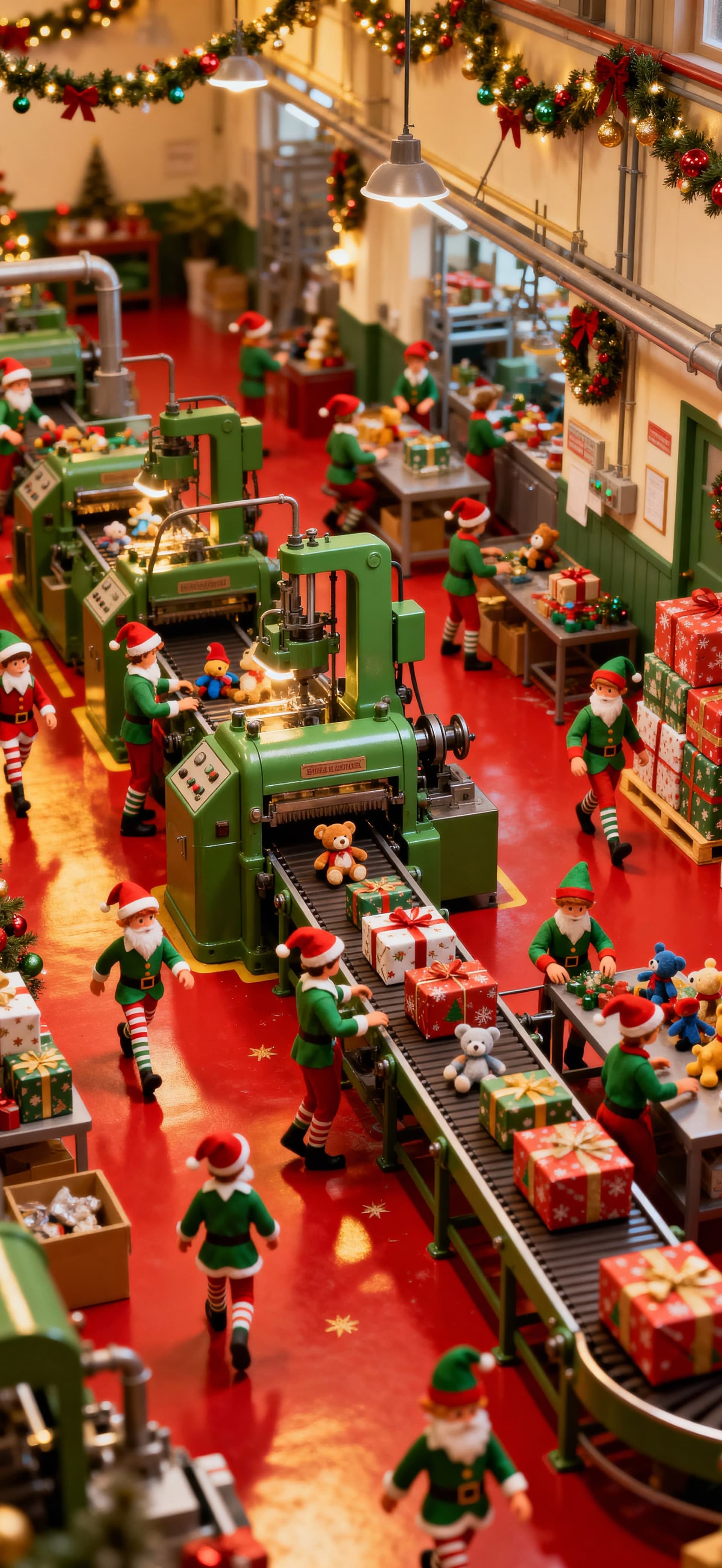 Christmas Joy Factory 1 - Pro phone wallpaper