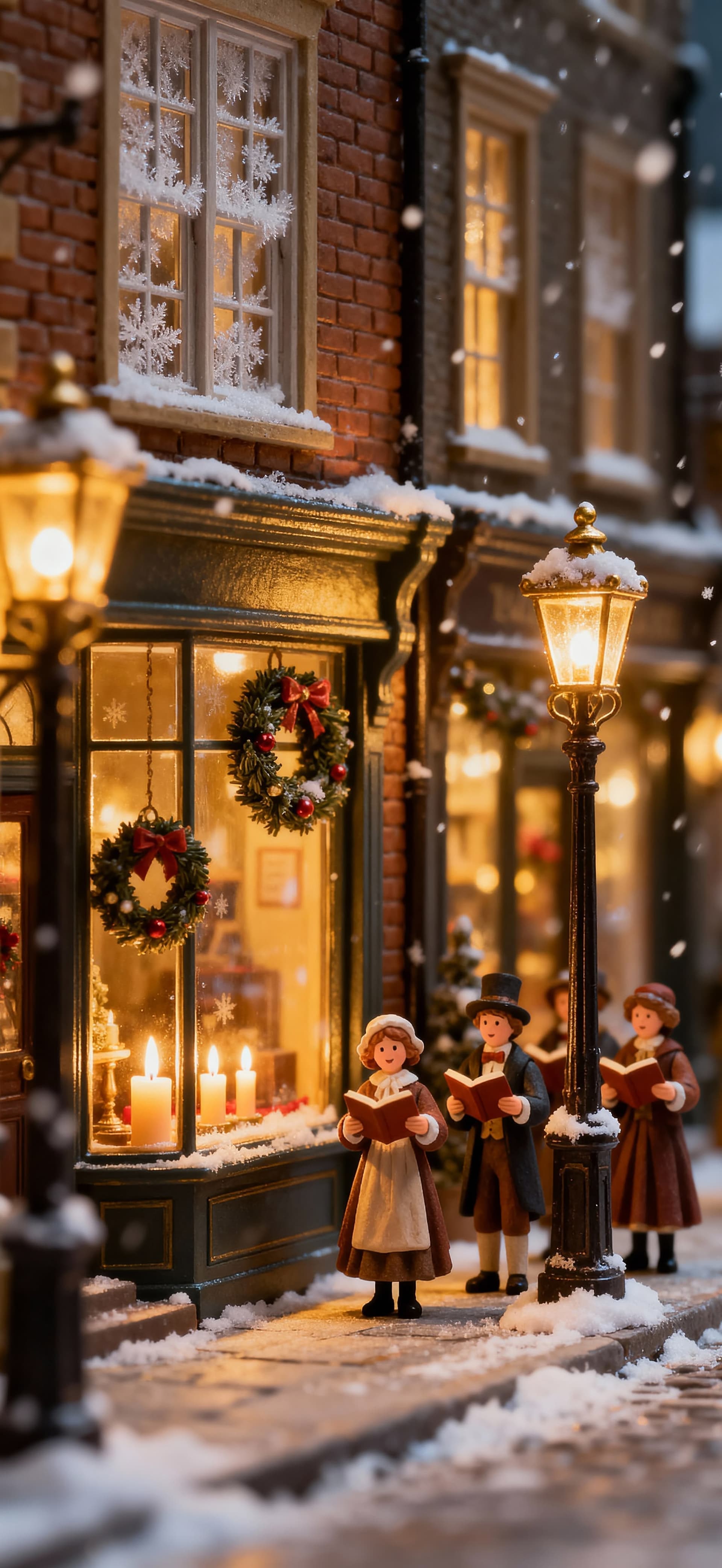 Victorian Carol Night 2 - Pro phone wallpaper