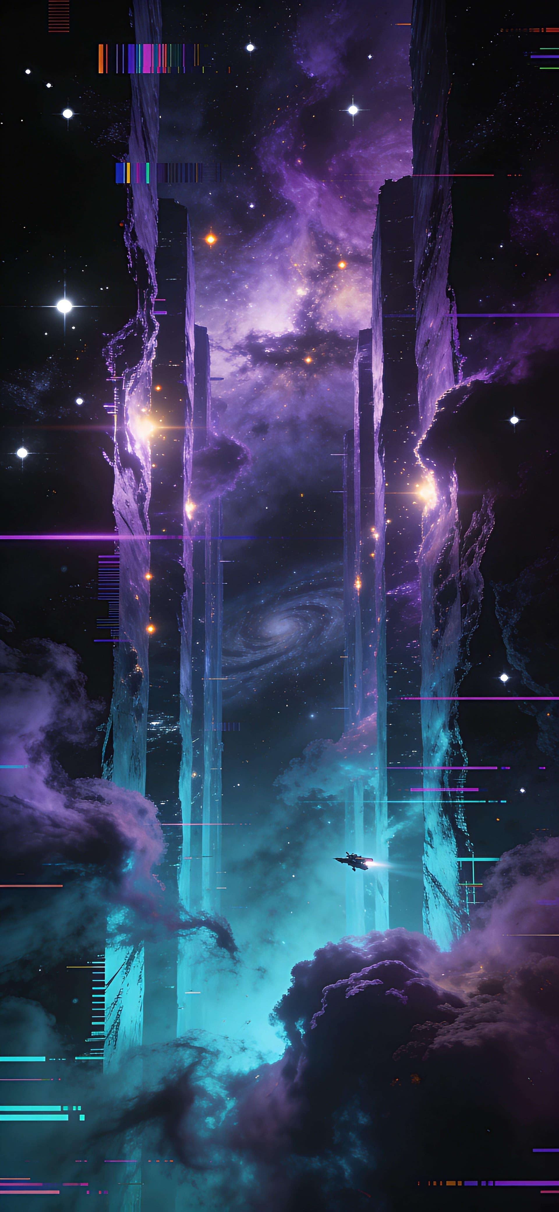 Cosmic Monolith - free phone wallpaper