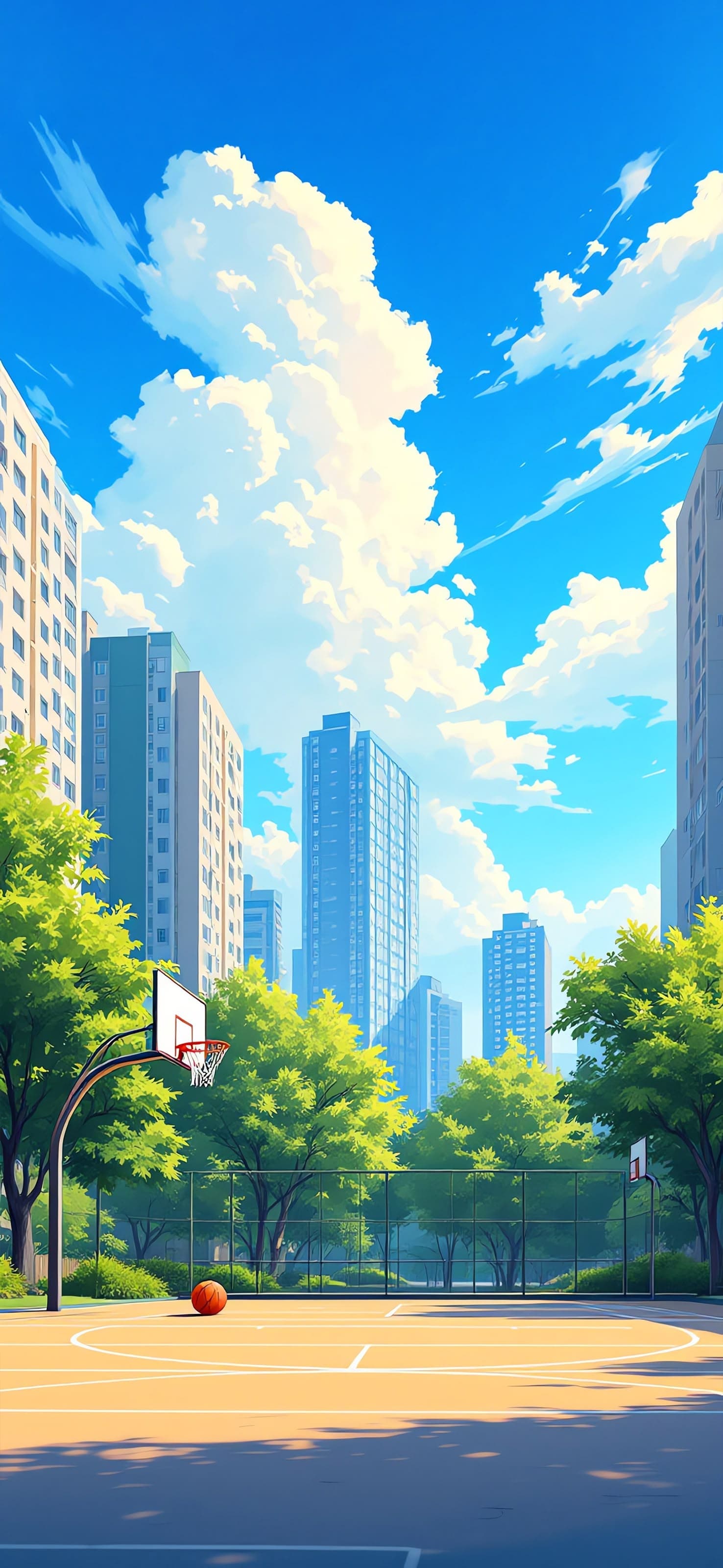Summer Court Dreams 1 - free phone wallpaper
