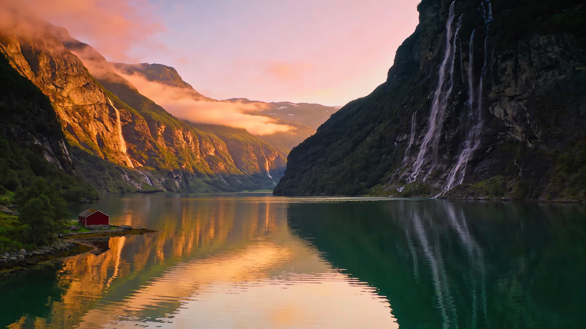 Norwegian Fjord Vista - Pro desktop wallpaper