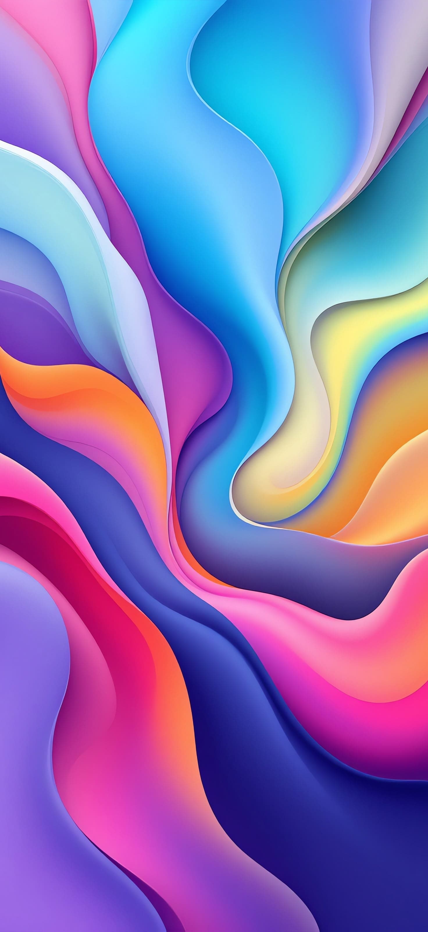 Chromatic Flow Layers 3 - free phone wallpaper