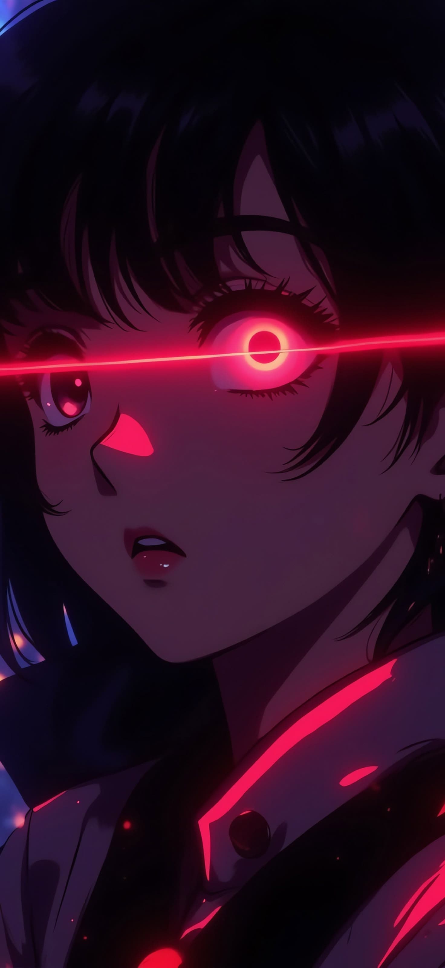 Neon Anime Glare 2 - Pro phone wallpaper