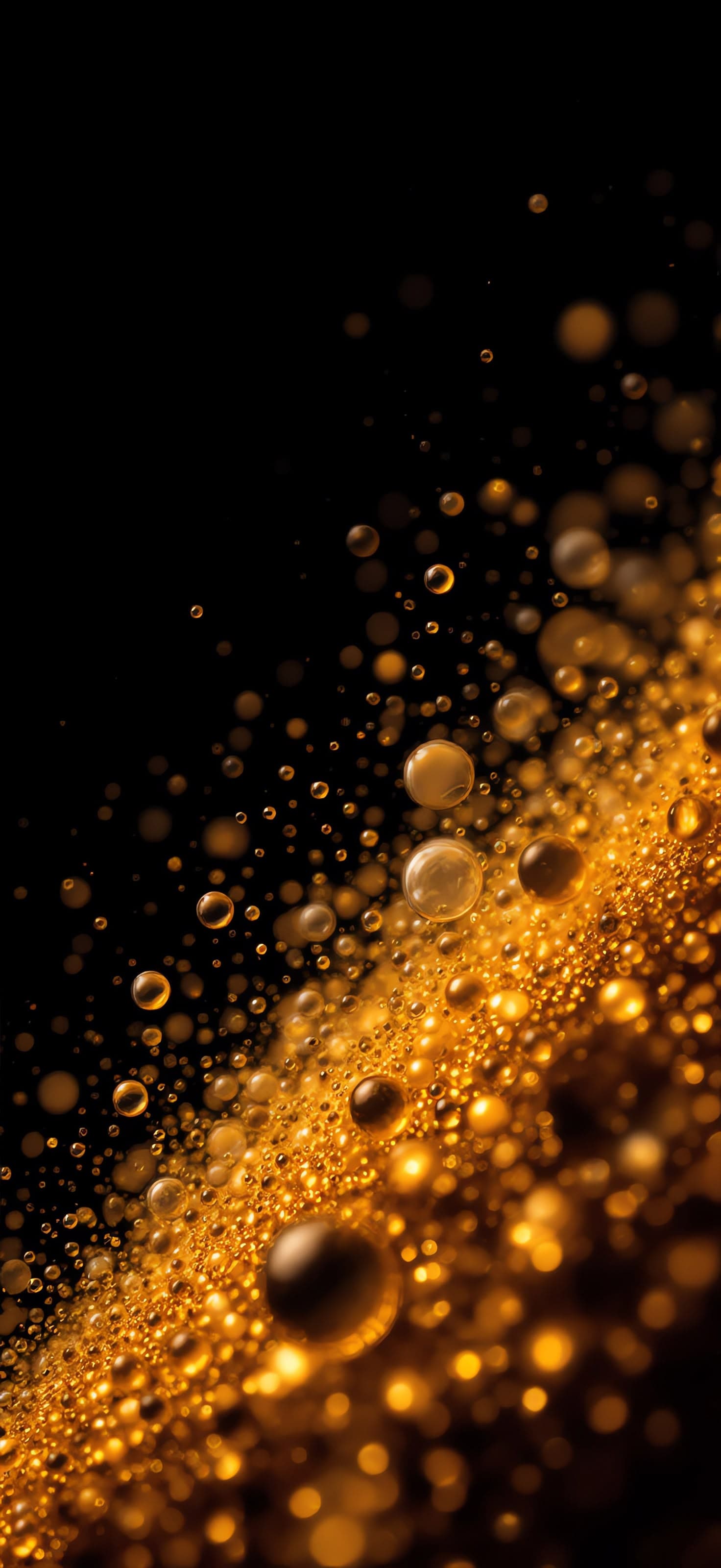Golden Particles 2 - Pro phone wallpaper