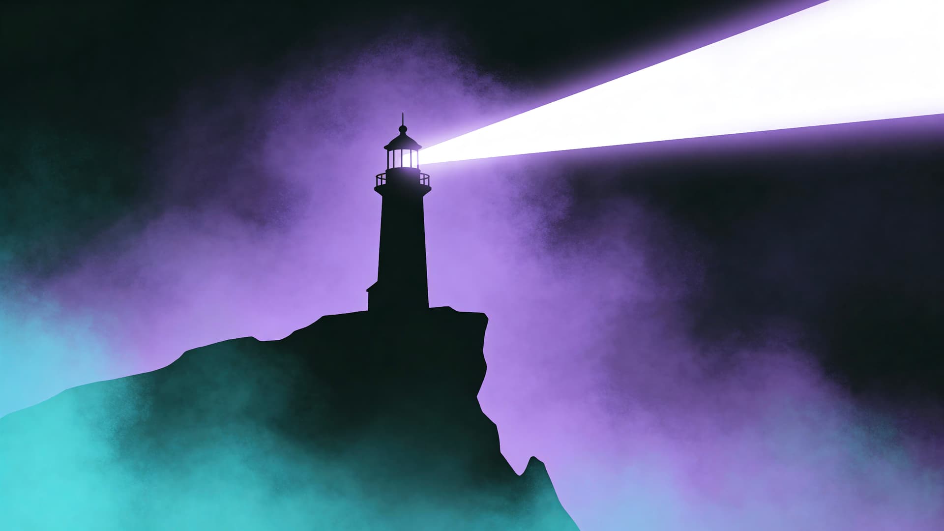 Lighthouse Purple Haze - free desktop wallpaper