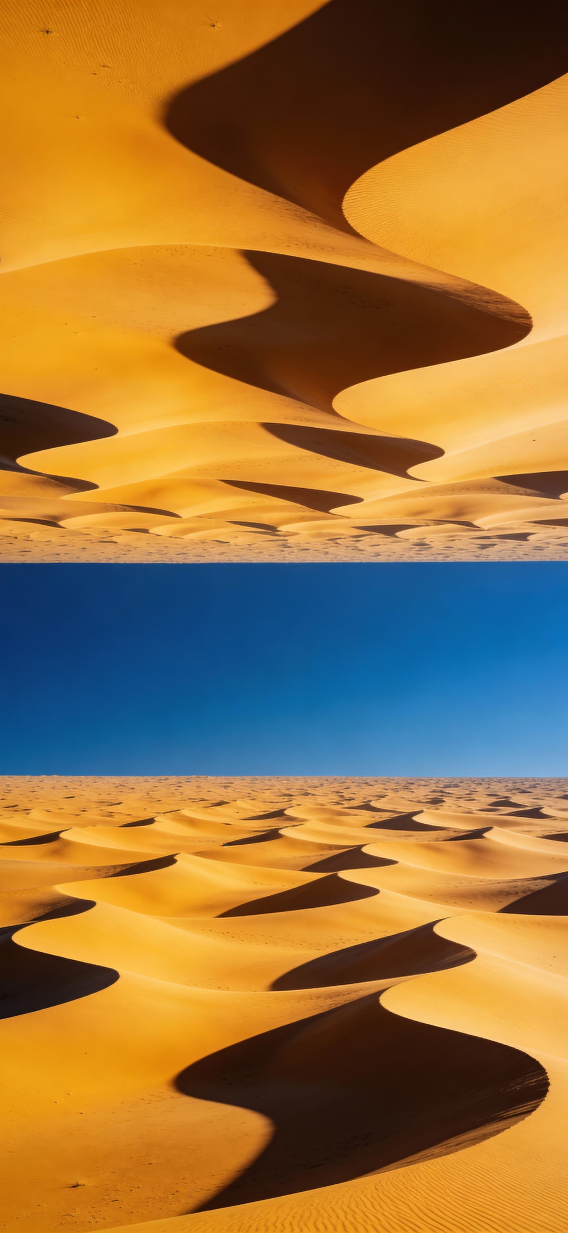 Golden Dunes 3 - free phone wallpaper