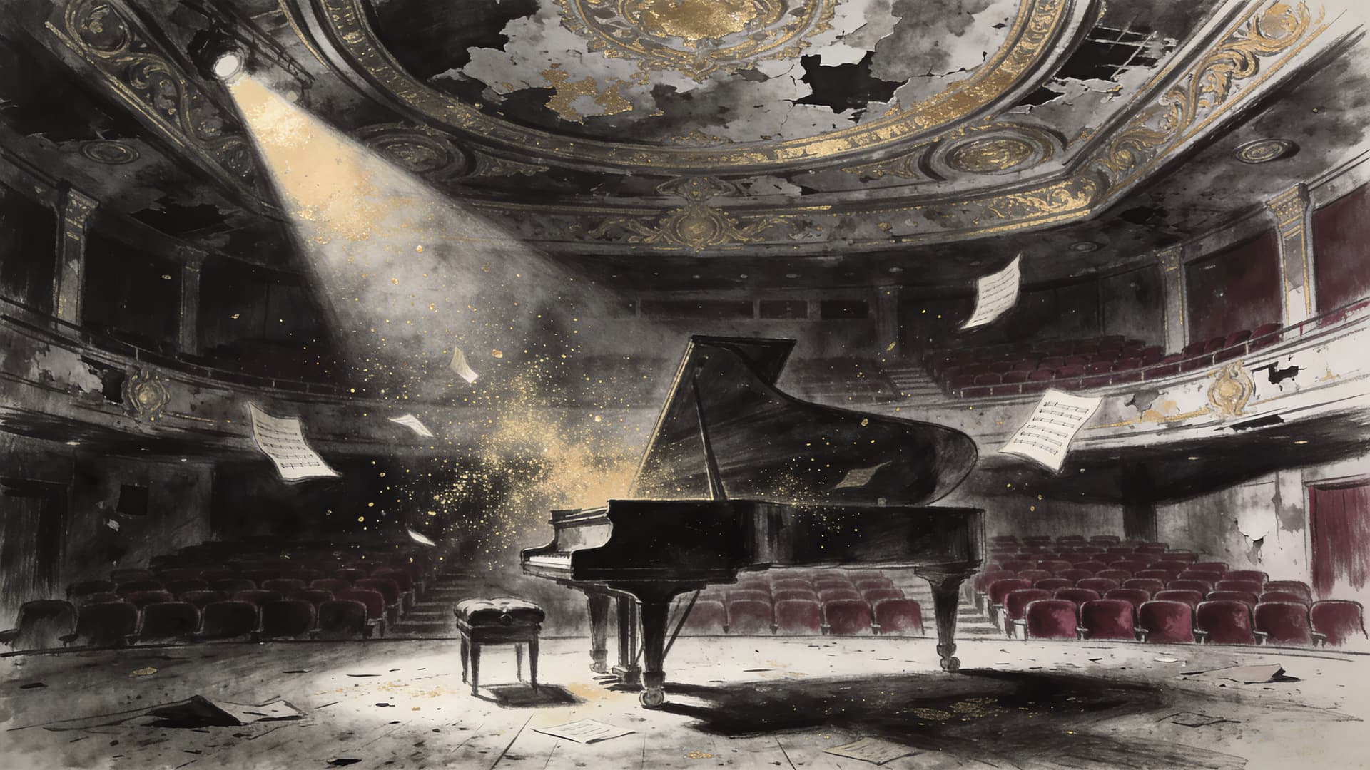Haunted Concert Hall - Pro desktop wallpaper