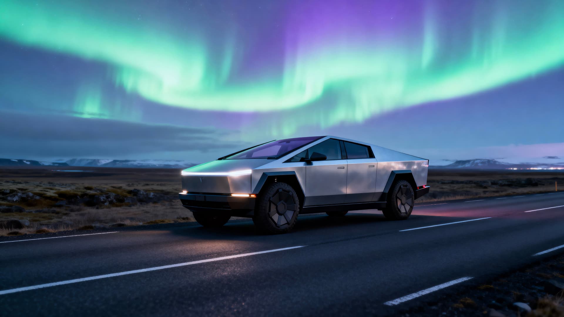 Aurora Cybertruck 1 - Pro desktop wallpaper
