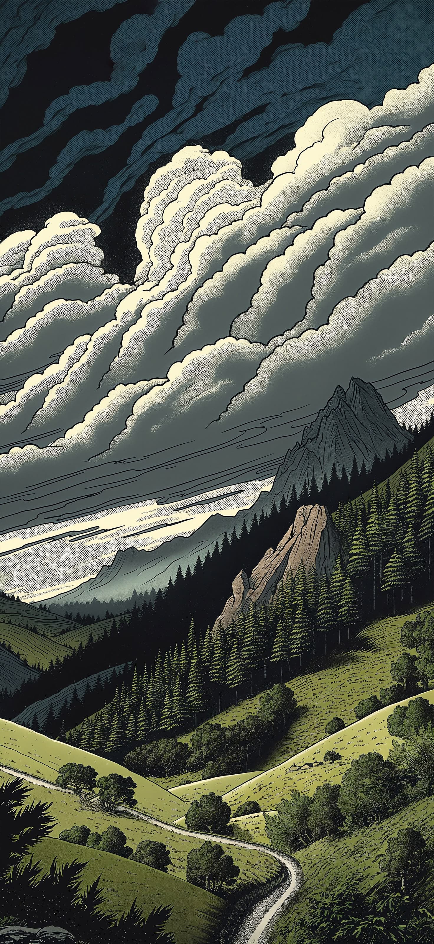 Paths of Dusk 3 - Pro phone wallpaper