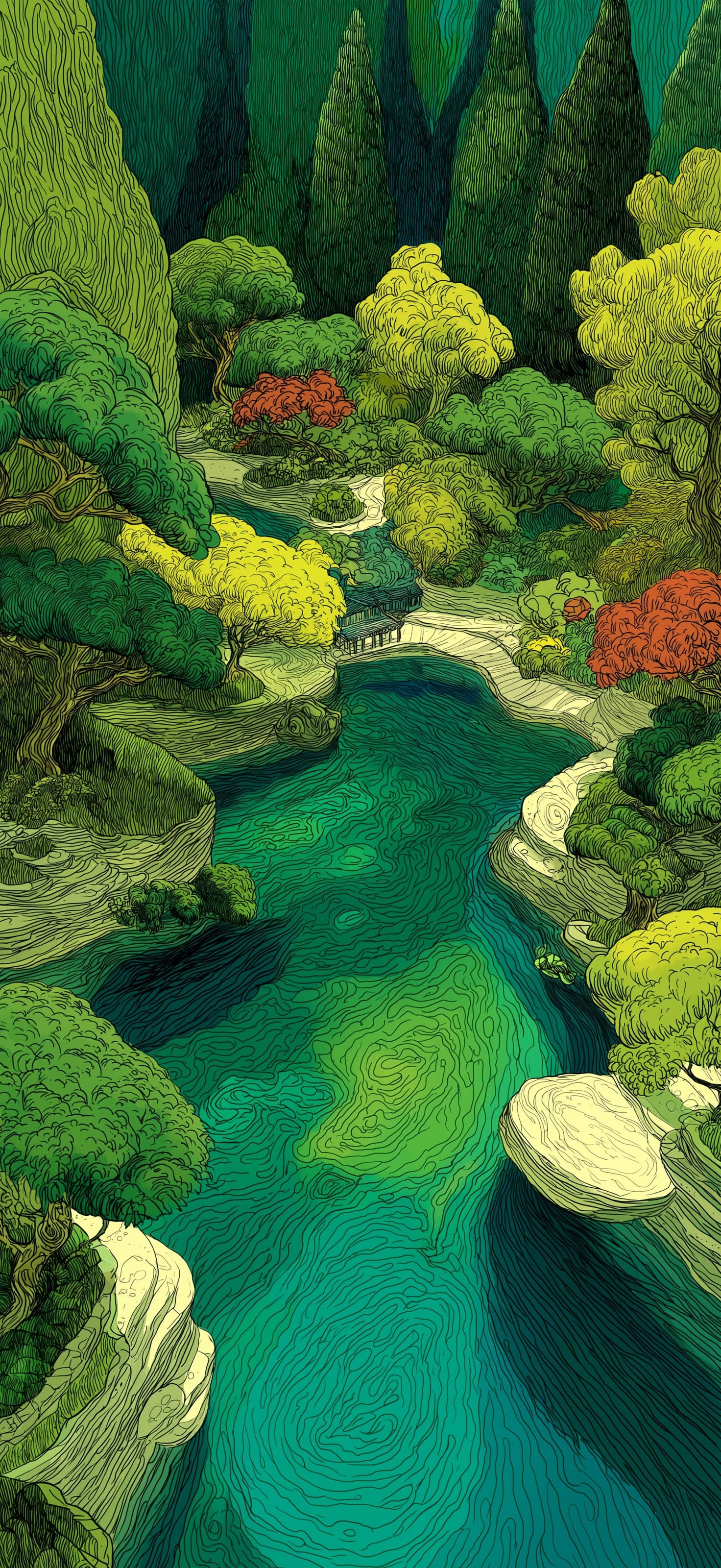 Colorful Landscape - Pro phone wallpaper