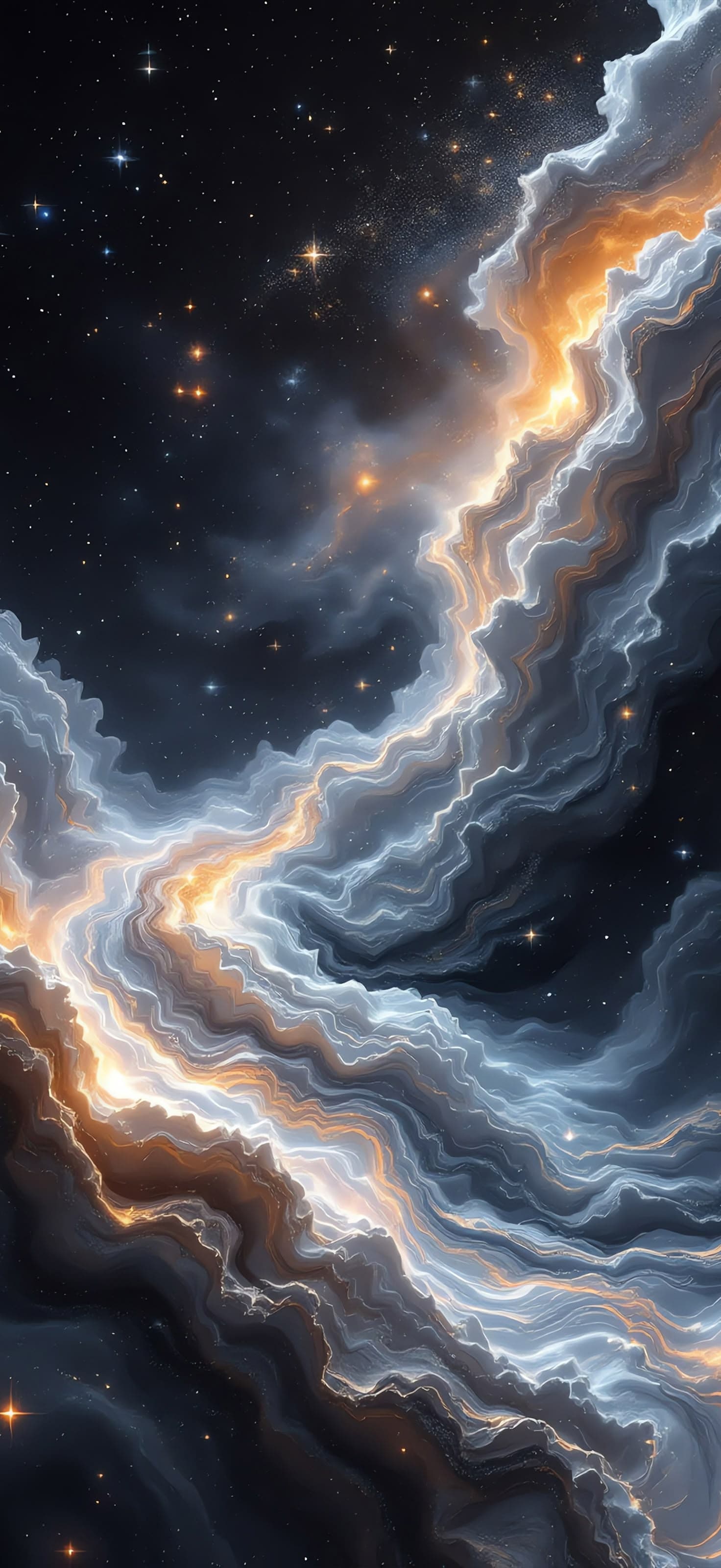 Celestial Swirls - Pro phone wallpaper
