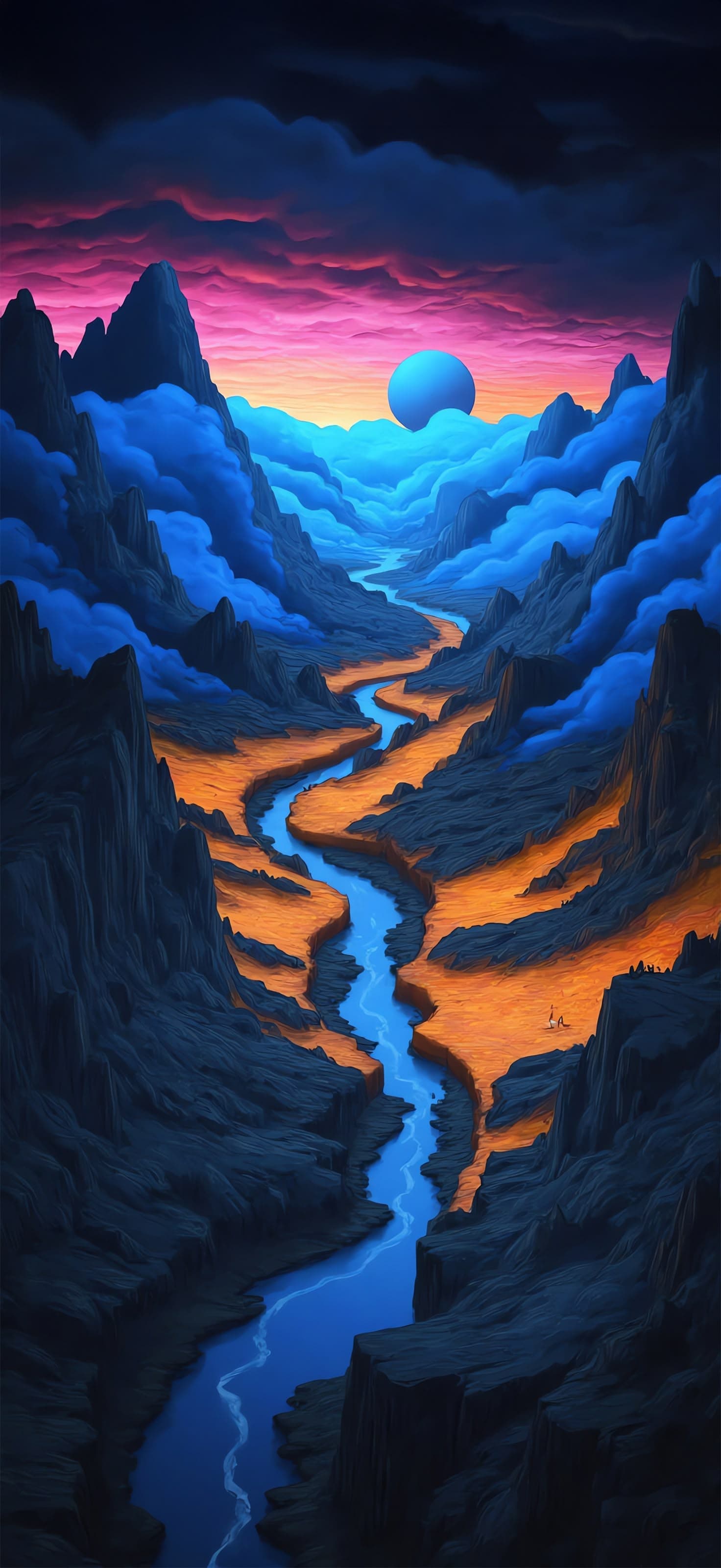 Ethereal Landscape 2 - Pro phone wallpaper