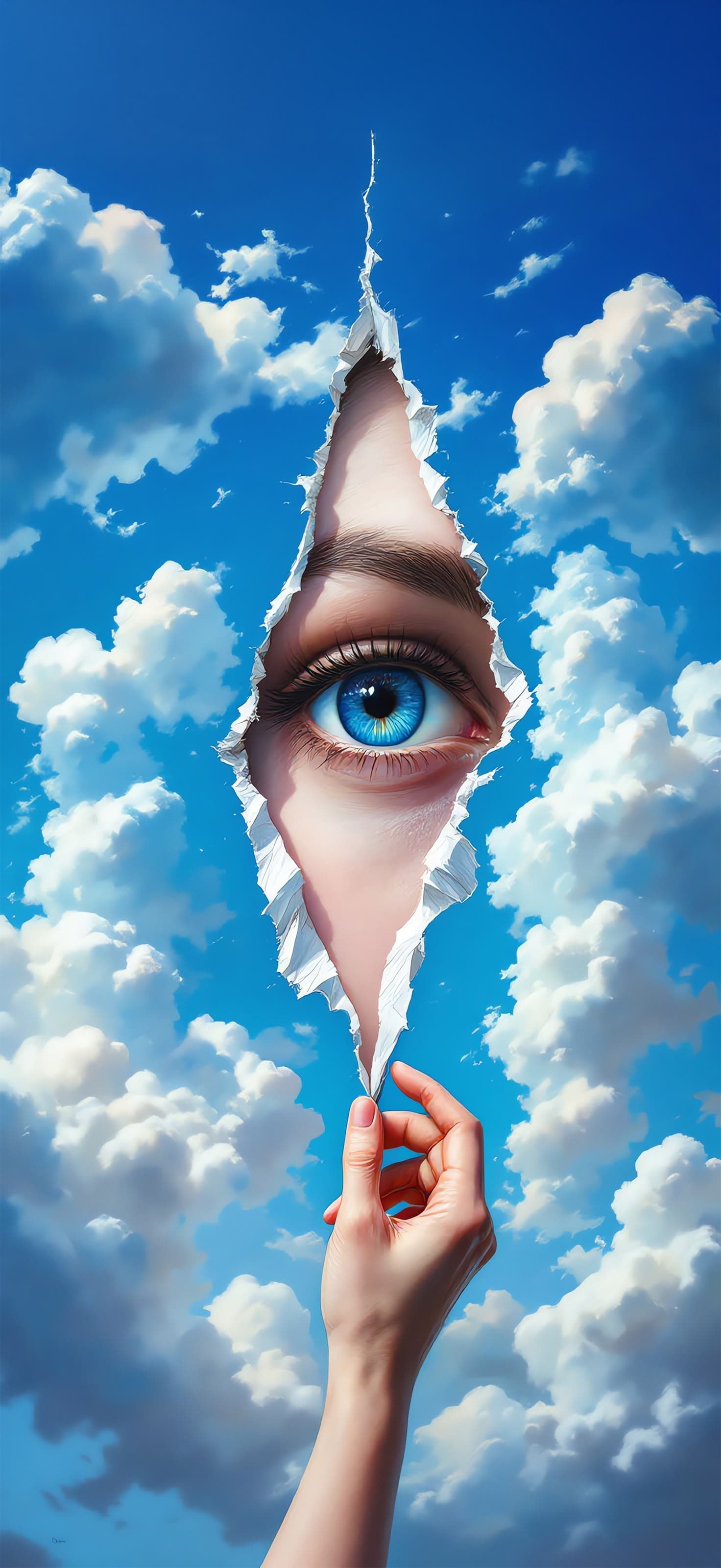 Hand and Eye - Pro phone wallpaper
