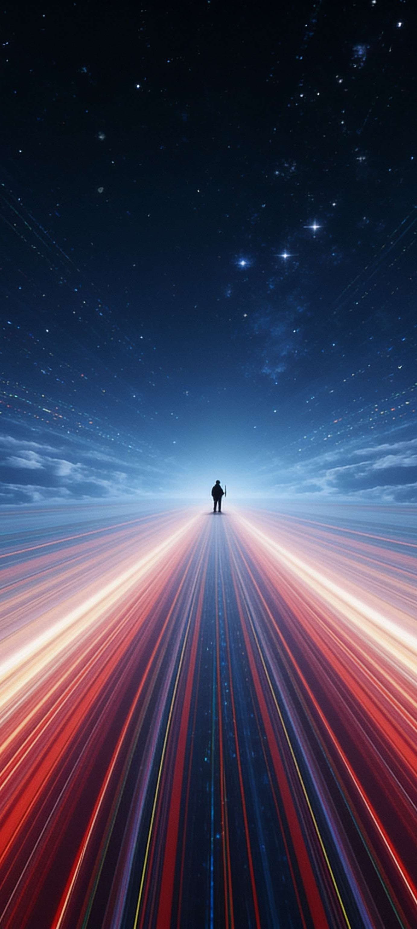 Cosmic Speed Perspective - free phone wallpaper