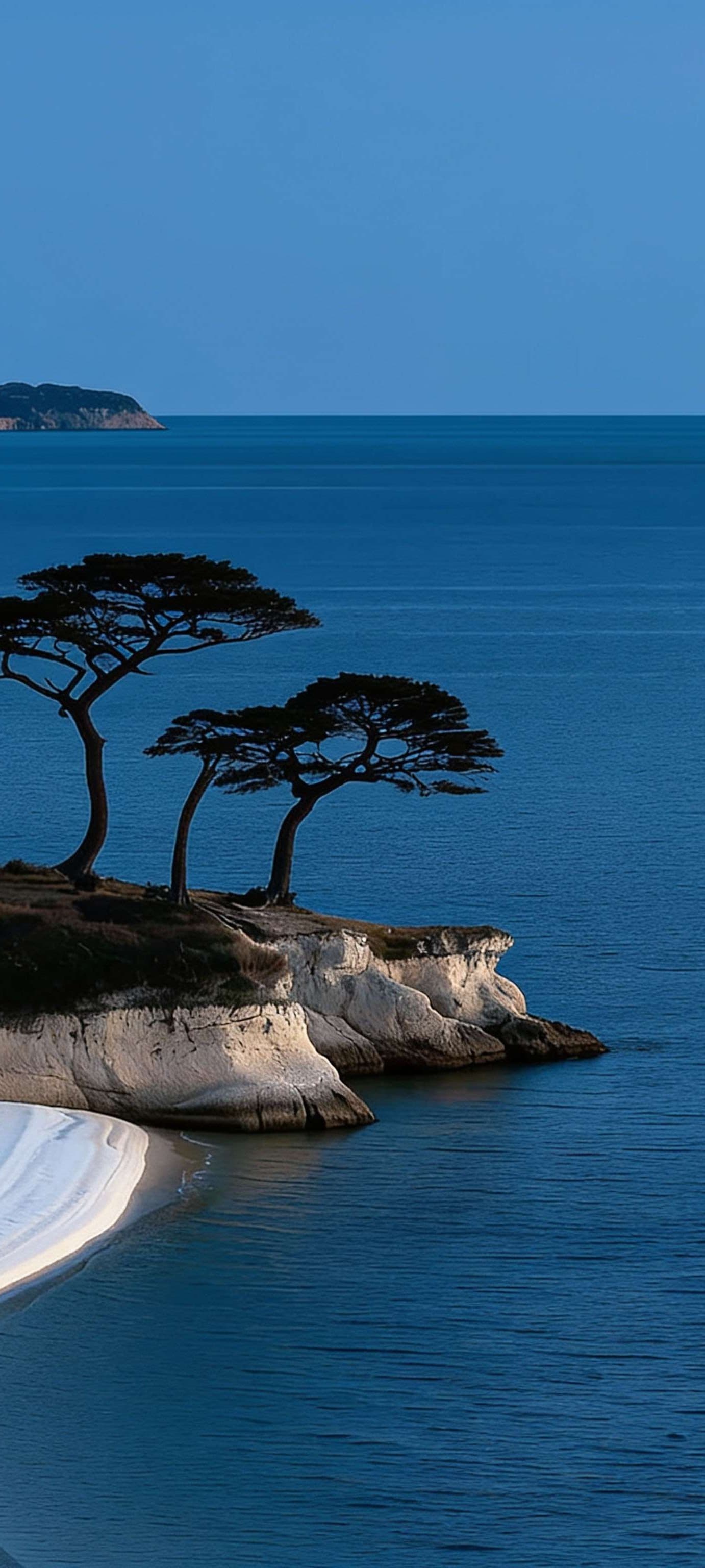 Serene Bay Horizon - free phone wallpaper