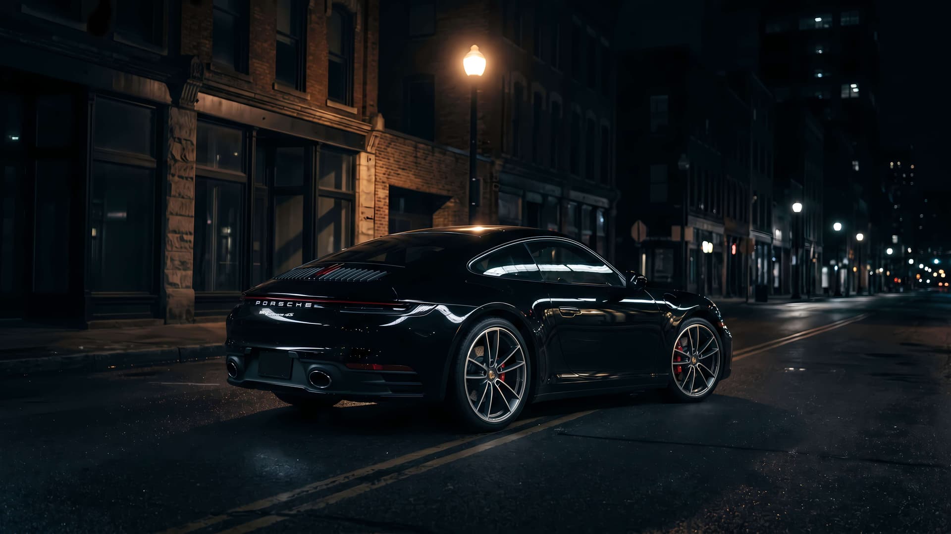 Midnight Porsche - Pro desktop wallpaper