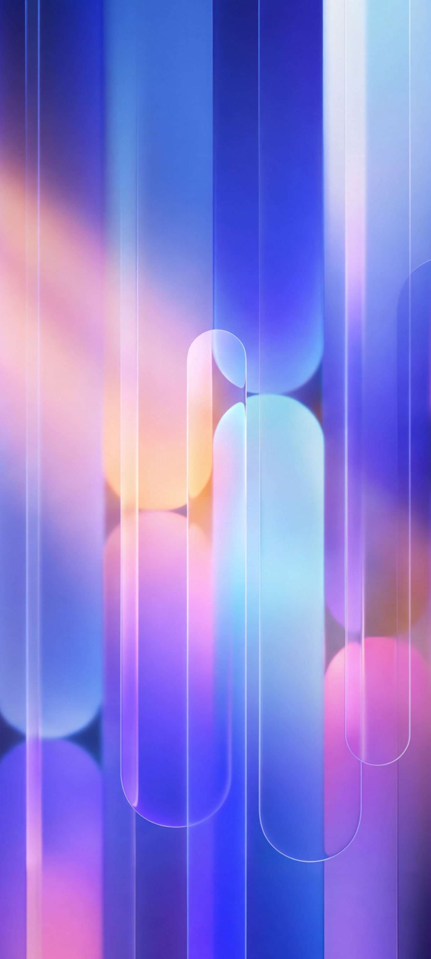 Luminous Abstract Bars - free phone wallpaper
