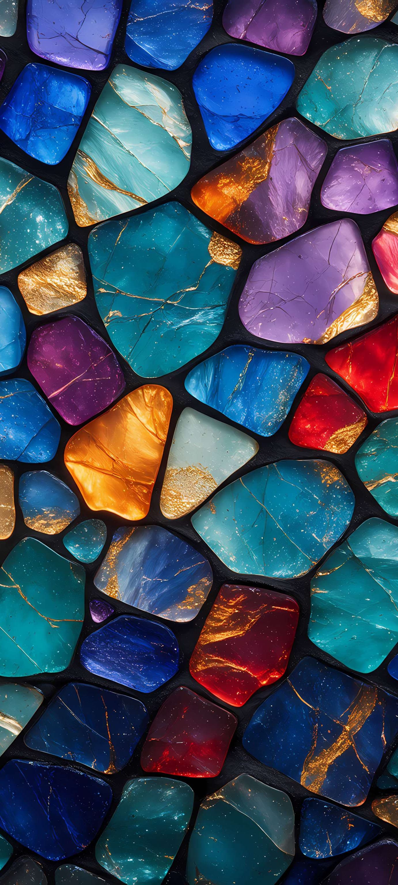 Stained Glass Mosaic - free phone wallpaper