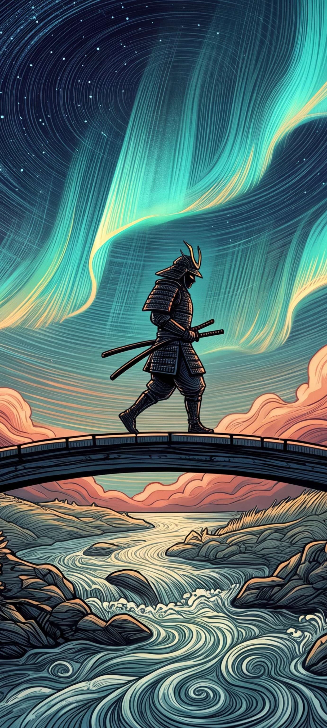 Celestial Warrior Path - free phone wallpaper