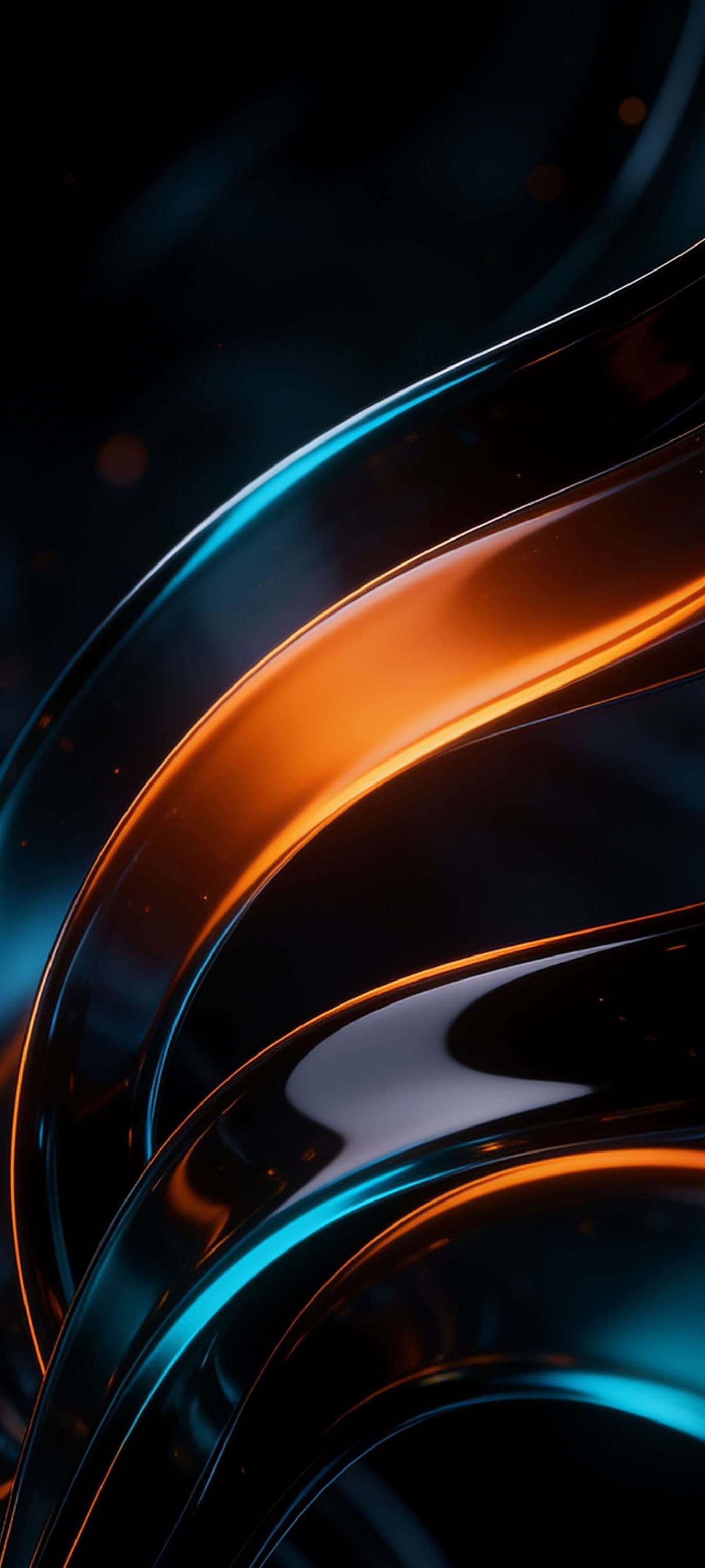 Twisted Glass Flow - Pro phone wallpaper